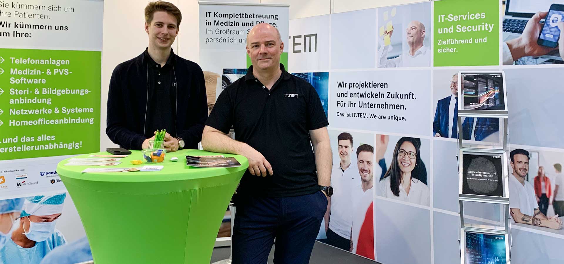 Messestand Medizin 2024, IT.TEM. IT für die Medizin.