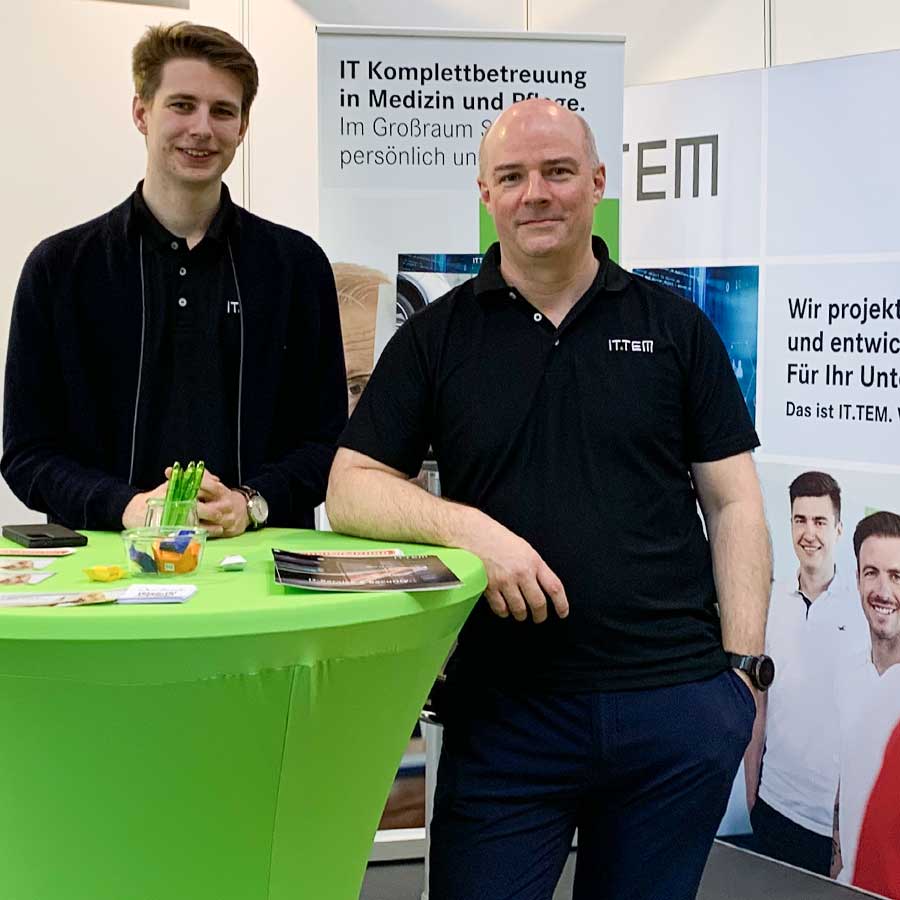 Messestand Medizin 2024, IT.TEM. IT für die Medizin.
